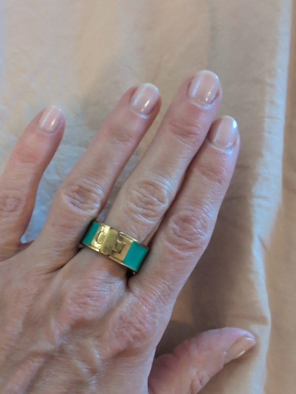 BCBG Max Azria Gold Turquoise Ring